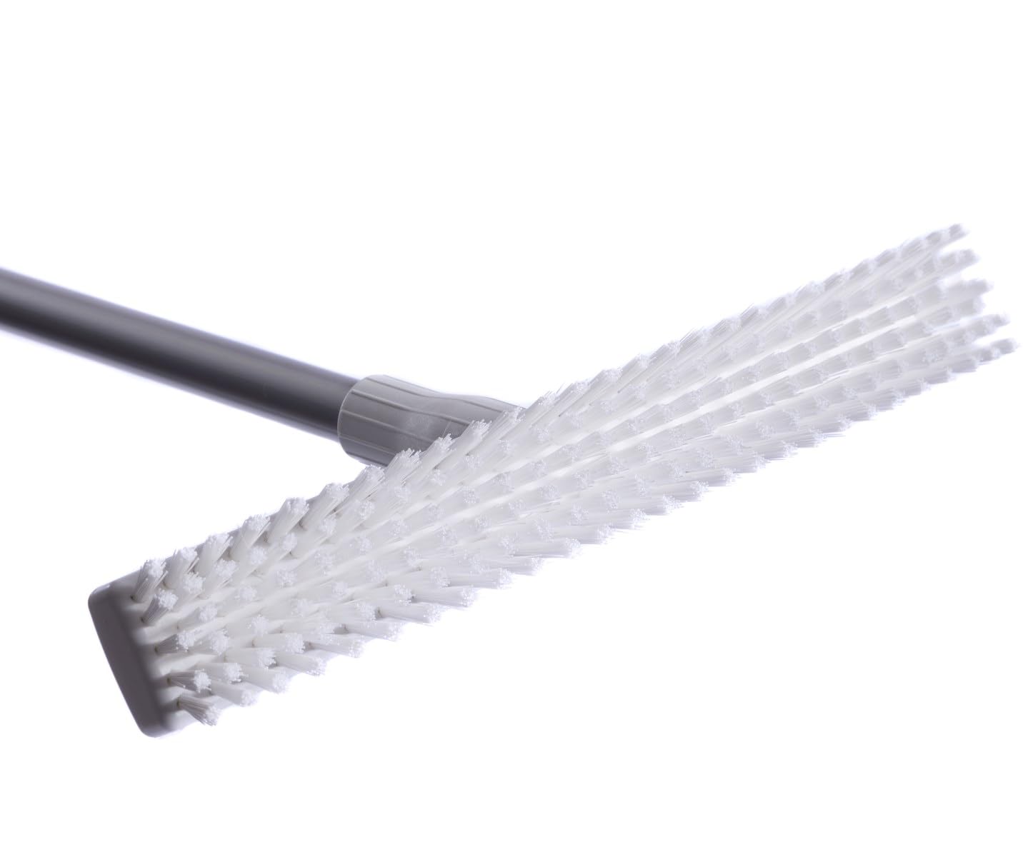 BawiTec Hygieneschrubber 40cm Aluminiumstiel 145cm HACCP Kunststoff Borsten Kehrbesen Lebensmittel Industrie