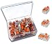 Produktbild TS-TRADES 100 Stück Wagoklemmen im Set Sortiment/Hebelklemmen Serie Compact 221-412 | 221-413 | 221-415 in praktischer Klarsichtbox aus Polystyrol