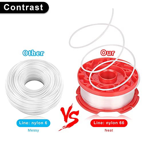 Image of CMZST0653 8pcs String Trimmer Spool Line(0.065 inch,30Ft) with Cap Head, Compatible with Craftsman CMCST900,CMESTA900,CMESTE920,CMZST98020,CMCST915,CMEST913,CMZST120SC (CMZST0653-8pcs)