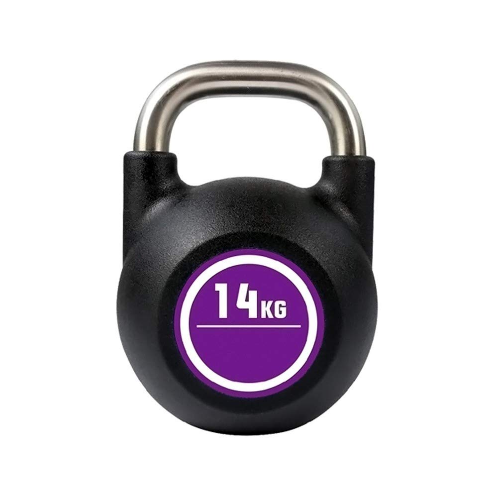 Kettlebells AGYH Stahlguss, Profi-Krafttraining, Core Training, Muskeltraining, 8kg/10kg/12kg/14kg/16kg/18kg/20kg/22kg/24kg (Size : 14kg/30.8lb)