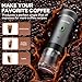 Portable Battery Coffee Maker Espresso Machine, 20 Bar Nano Car Coffee Mini Espresso Machines Self-Heating Electric Espresso Maker, USB-C 3-in-1 Ground Coffee & NS Capsule Pod RV Hiking Camping