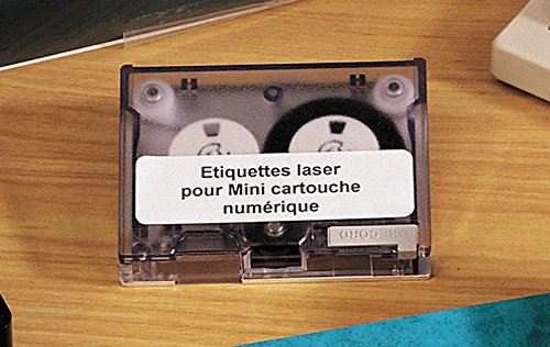 Etichette Avery L7665-25 Per Mini Data Cartridge - 25 Fogli Con 24 Etichette Bianche 72x21.1mm - Foto 8