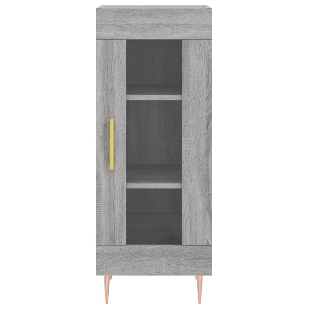 Armadio alto grigio Sonoma, 34,5 x 34 x 180 cm, in legno