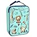 Price comparison product image Ion8 Zebra Fans Design Lunch Bag, Easy Access 3-Sided Zip, Write-On Name Patch, Freshness & Insulation for 6 Hours, Elasticated Mesh Pocket for Bottles, Machine Washable, Polyester Material, Blue