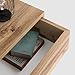 Mobili Fiver, Riccardo Floating nightstand, Rustic Oak, 17.7