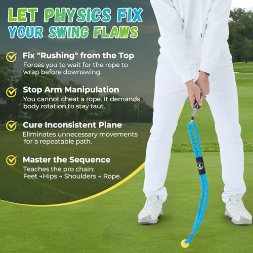 Cusprtm Golf Swing Rope Trainer