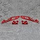 RCAWD AR320347 RC Heckflügel-Befestigungsset für Arrma Notorius Outcast Kraton 6S 4WD BLX Upgrade-Teile (rot)