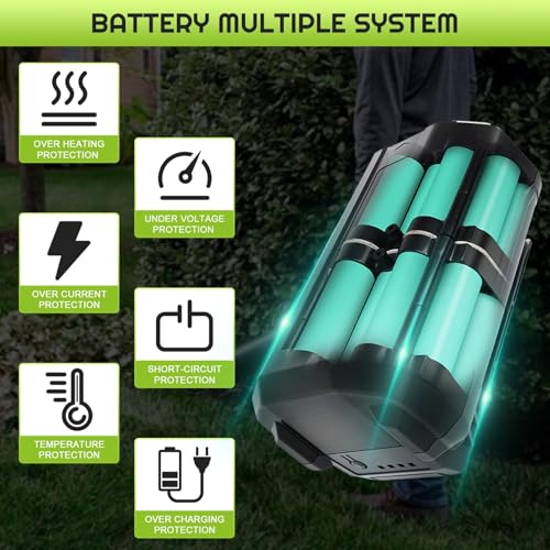 Image of 1Pack Upgraded 6000mAh Capacity Replacement for Ryobi 40V Battery OP40601 OP40602 OP40261 OP40501 OP40404 OP4030 Compatible with Ryobi 40Volt Lithium ion Battery Power Tools