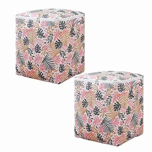 HSNAXingLife 2 Stück Futon-Aufbewahrungstasche, Aufbewahrungstasche mit Reißverschluss, wasserdicht, große Kapazität (180L, Kochbananenpulver) Cover