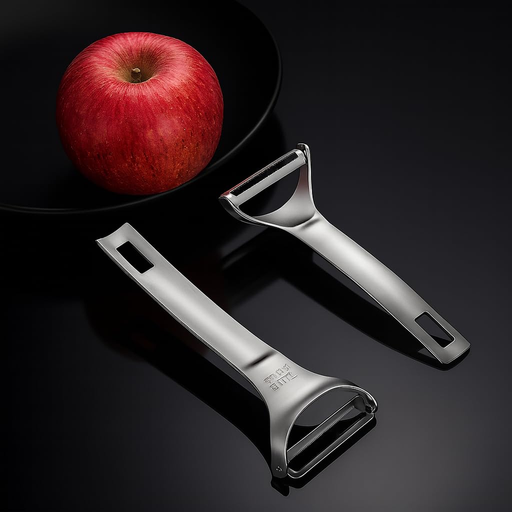 Top Chef Pro Slim Y Peeler – Slim Design for Better Control | Smooth, Effortless Peeling with Stainless Steel Blade