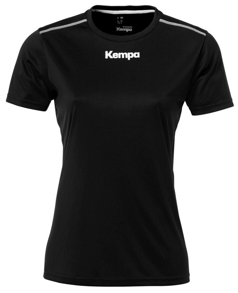 Kempa Women Poly Shirt Ladies T-Shirt - Black, M