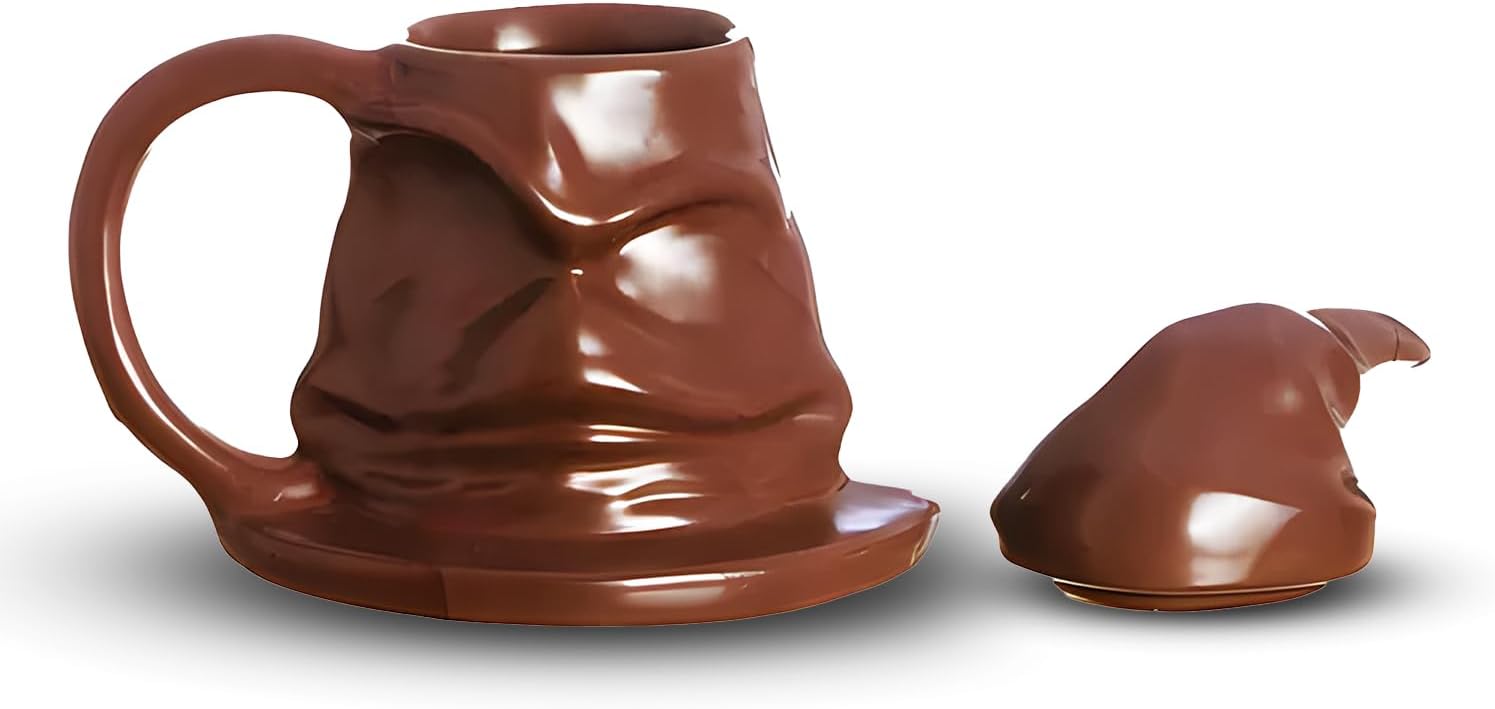 Zona Criativa – Caneca 3D Harry Potter Chapéu Seletor 350ml | Porcelana Colecionável | Presente Criativo para Fãs de Hogwarts Zona Criativa – Caneca 3D Harry Potter Chapéu Seletor 350ml | Porcelana Colecionável | Presente Criativo para Fãs de Hogwarts