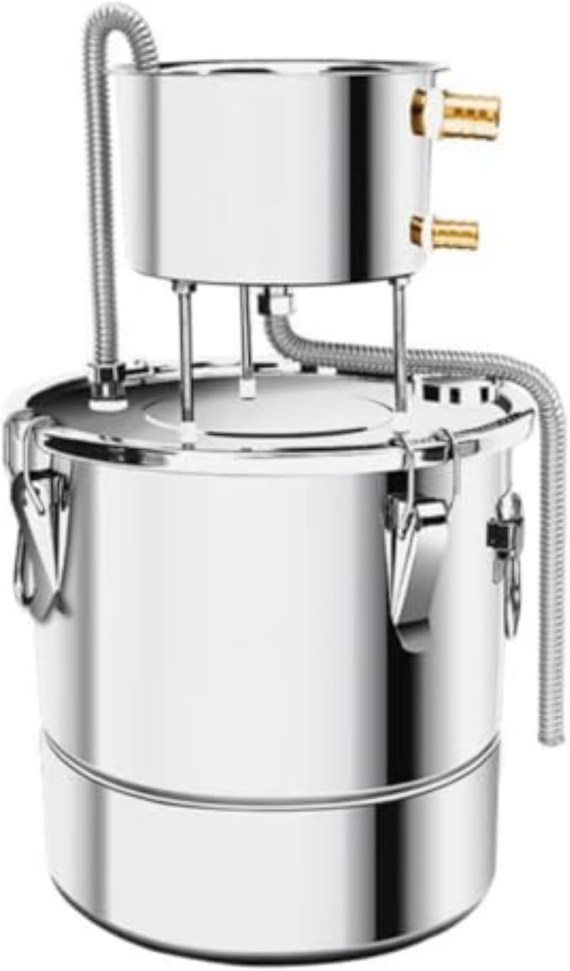 家庭用ステンレス鋼製ホーム蒸留器 多用途 発酵タンク + 浄水 家庭用ステンレス鋼製ホーム蒸留器 多用途 発酵タンク + 浄水