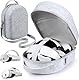 Große Tragetasche kompatibel mit Meta Quest 3S / Quest 3 Offizielle Original Elite Strap VR Gaming Headset Aufbewahrungstasche schützt Reisekoffer Reise Vision Pro Tasche für Touch Controller Zubehör