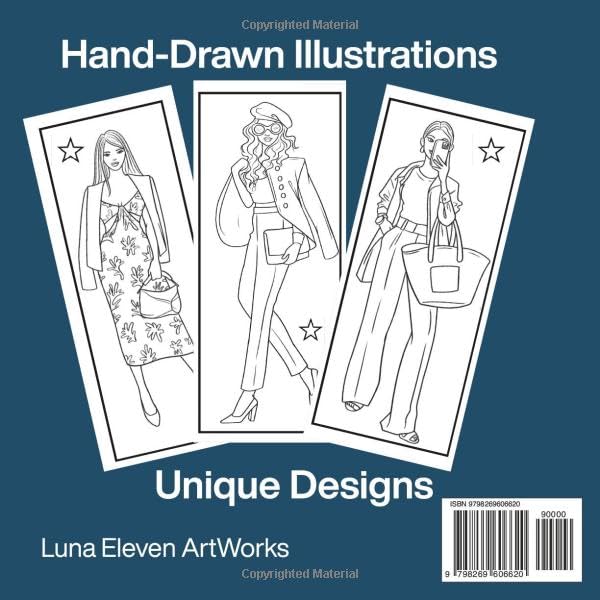 Fashion Coloring Book: Runway-Inspired Designs for Adults and Teens with Stress-Relieving Patterns & Stylish Illustrations - Image 2