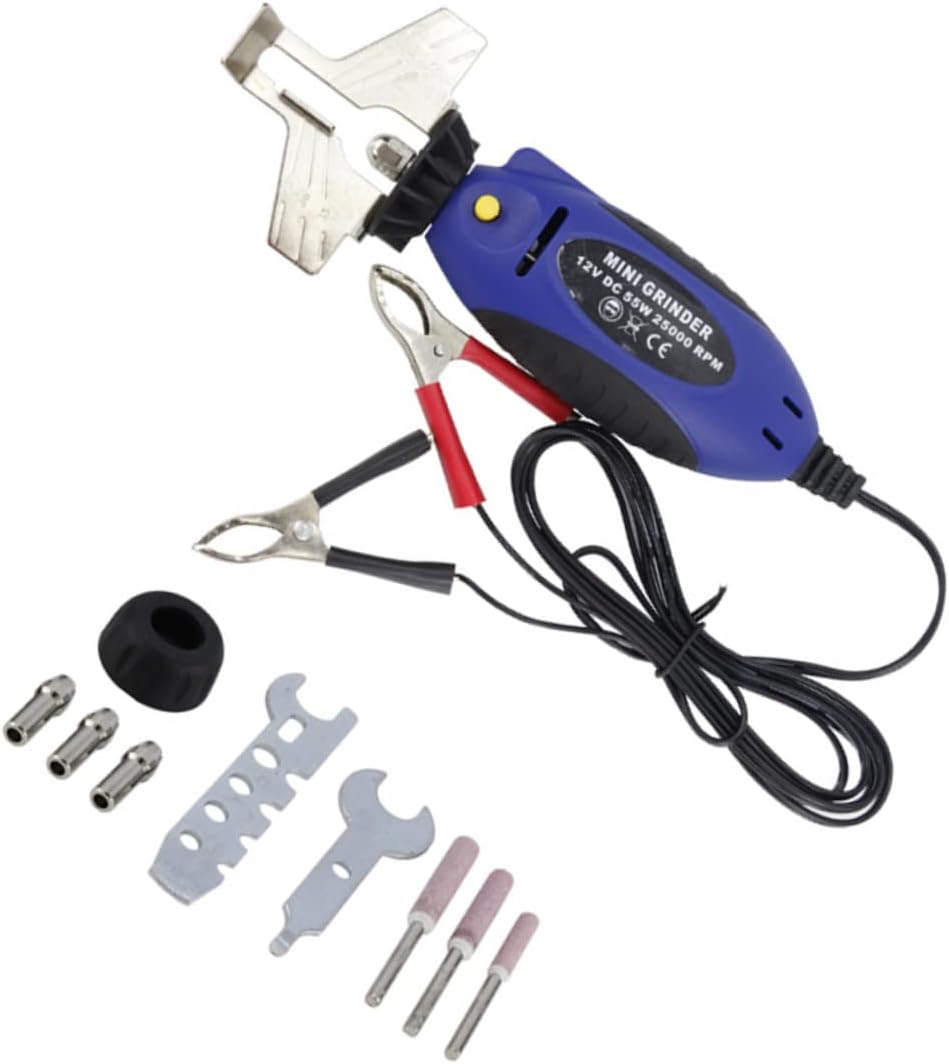 Sosoport 12v Electric Chain Grinder Tool Grinding Wheel Chainsaw Sharpener Electric Chainsaw Sharpener Hand-Sharpening Tool