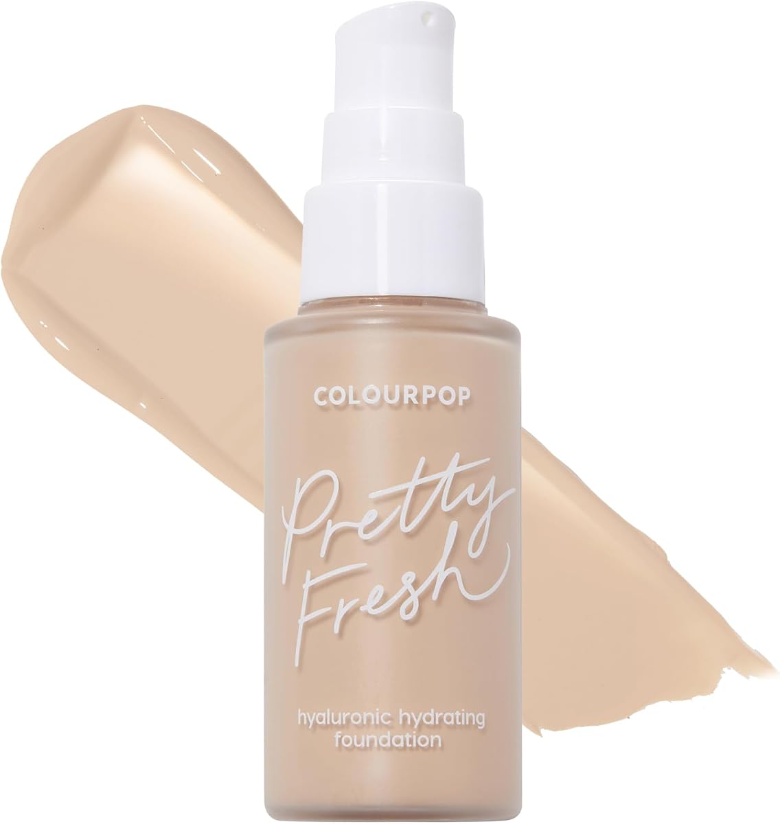 Pretty Fresh Liquid Foundation - Hydrating Foundation with Medium, Buildable Coverage & a Natural Finish - Enriched with Hyaluronic Acid & Coconut Water - Light 45W (1 oz)