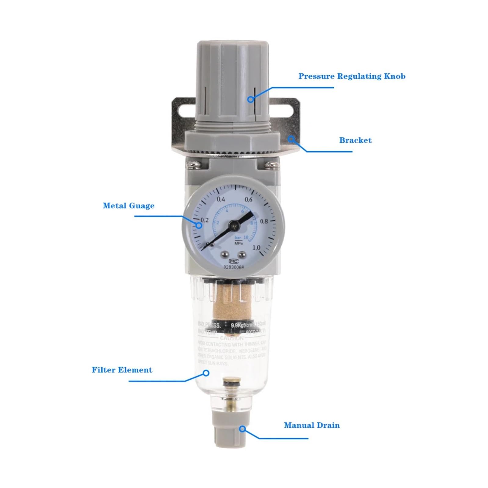 Filtr powietrza AW2000-02 sprężarka powietrza filtr separator wilgotności urządzenie separator ciśnienia oleju i wody