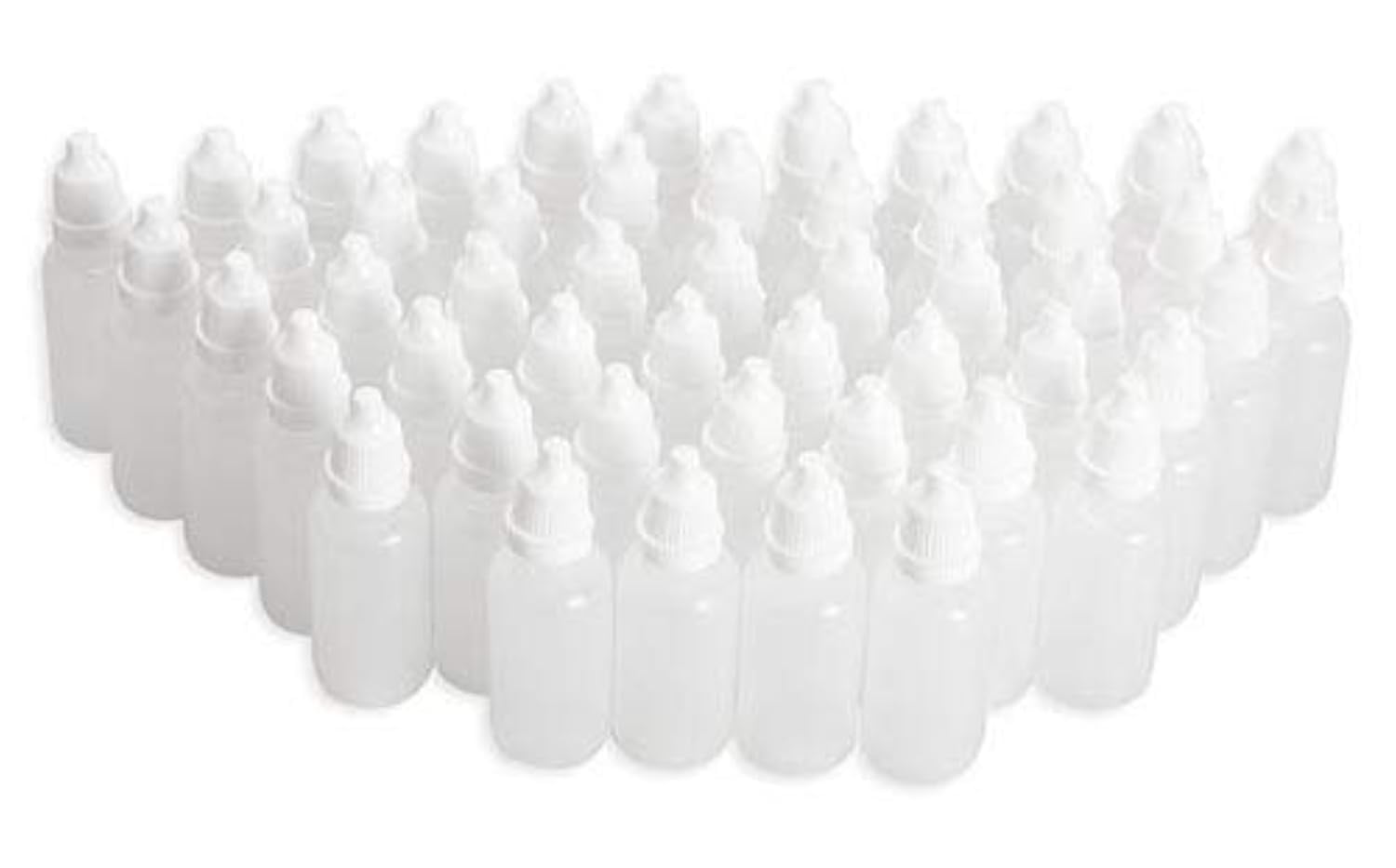 DIY Crafts 20ML, Dropper Bottles, 50 Pcs Clear White Plastic Empty Squeezable Dropper Bottles Eye Li(20ML, Dropper Bottles)-image-35