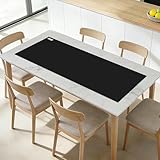 Heat-Resistant Silicone Table Protector Cover: 49.2x19.7x0.06 Inch Thick Food-Grade Table Protector for Dining Room Table for Kitchen Countertop & Counter Mat -Waterproof Tabletop Cover Pad & Crafting