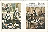  Le famose copertine della Domenica del Corriere : Delitti passionali : Figurina n. 3 : La gelosia del miliardario ; Figurina n. 4 : Meg Steinheil, la maliarda