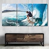 【Calidad de la obra de arte】 Arte de pared con tema de arte abstracto moderno, tinta no tóxica e inodoro (por lo que también es seguro colocarlo en la habitación de los niños). Obra de arte moderna con impresión en lienzo Giclée de alta definición, fotografías impresas en lienzo de alta calidad. Los colores vivos crean la sensación de la naturaleza original y la obra maestra, le brindan una experiencia inmersiva.