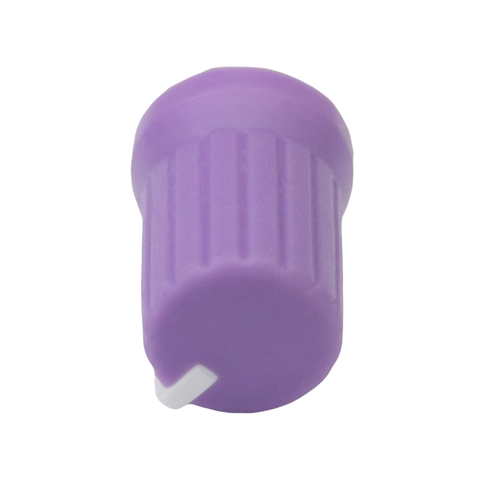 6mm D-Shaft Hole Rubber Soft Grip Vibrant Colour Body Mixer Knobs Pack of 6 (Purple) - Image 4