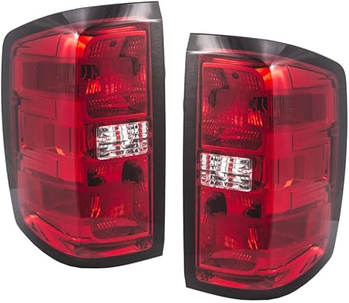 Para GMC Sierra 2015 Luz trasera lado del conductor y del pasajero | Par | Ruedas traseras dobles | Diseño simple | Denali | Reemplazo para