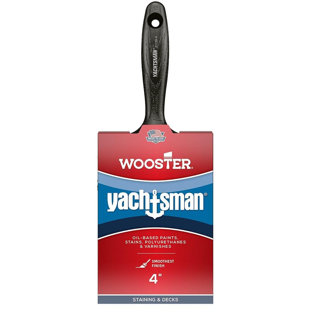 Wooster Z1120-4 Paintbrush, 4-Inch , White -1