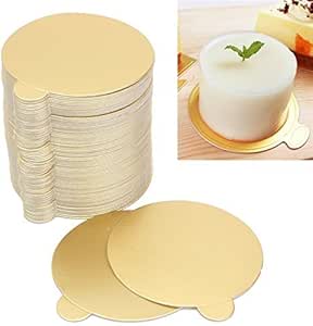 10 Piezas De Bases Para Pasteles, Bases De Pasteles Dorados De 6, 8, 10