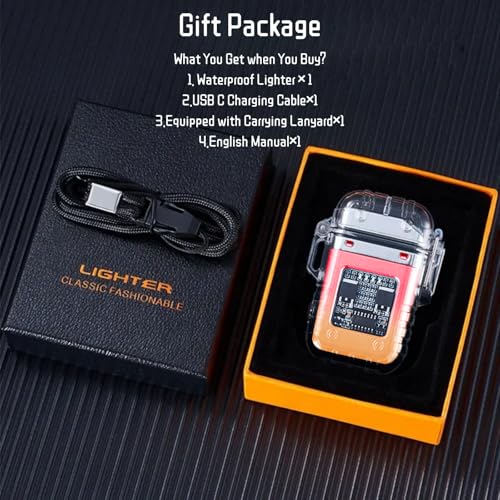 Encendedor eléctrico recargable plasma impermeable rosa y amarillo miniatura 4