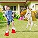 IROO Balancing Stilts for Kids, 4 Pairs Walking Monster Feet for Balance and Coordination, Toys for Girls & Boys Age 4-10 Years Old Indoor or Outdoor Play (8 Total)
