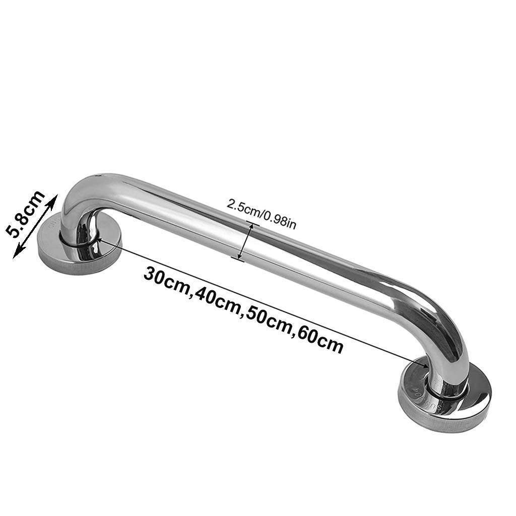 Maniglioni per Bagno, corrimano per docce e pareti, Barra di Equilibrio, Barra di Supporto per corrimano di Sicurezza per Doccia in Acciaio Inossidabile, per disabili, Anziani e infortuni.