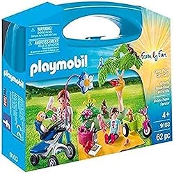 Comisaria Maletin Playmobil Amazon PLAYMOBIL Family Fun Maletín grande Pícnic Familiar , A partir de 4 años (9103)