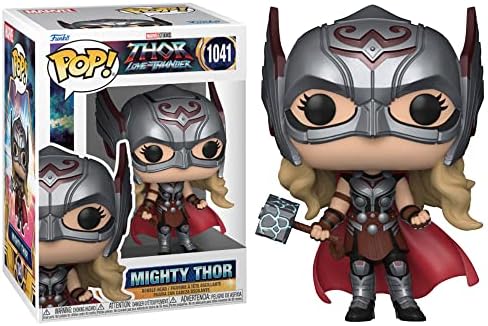 Funko Pop Marvel: Thor Love & Thunder - Mighty Thor 62422 Multicolore Taille Unique | Pop Spiderman