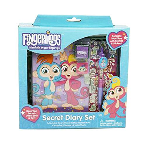 KidPlay Products Fingerlings Friendship at Your Fingertips 7 Pieces Secret Diary