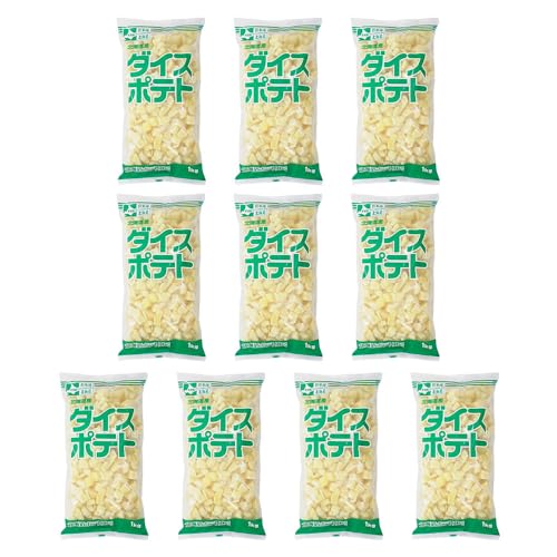 【10個セット】冷凍野菜 ダイスポテト モリタン 1kg×10(10kg) まとめ買い 北海道産 じゃがいも 馬鈴薯 ママパン