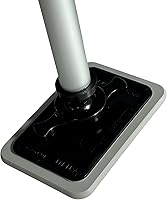 Vista 4 de Sistema de ventilación de cubierta de barco con ventilación de barco 3 – poste de soporte de aluminio que se extiende de 23 a 55 pulgadas – Base