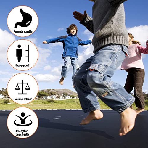 Image of SKOK Trampoline for Kids,400LBS Outdoor Trampoline with Net-ASTM Approved Trampoline for Children and Adults