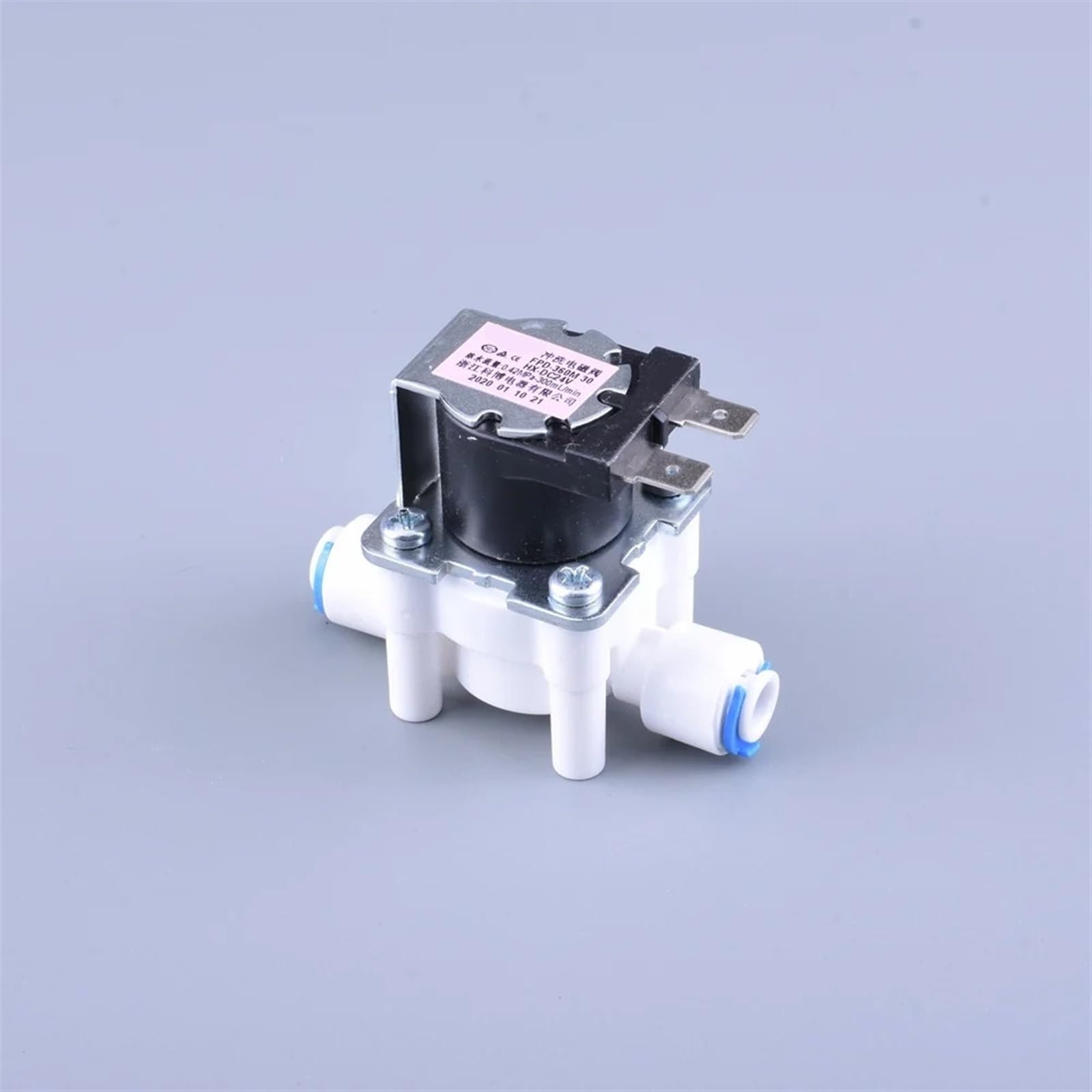 Électrovanne électromagnétique eaux usées 1/4 pouce DC24V 300cc