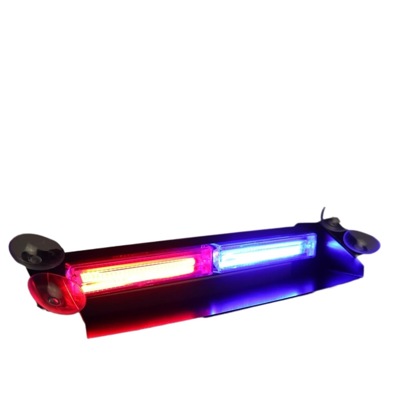 Luz intermitente de emergencia for coche o camión, luz estroboscópica LED de señalización diurna, luces de emergencia policiales, 18 modos de parpadeo, 12V/24V(Yellow)