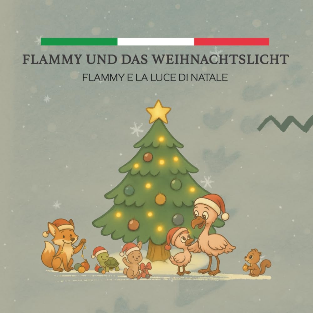 Flammy und das Weihnachtslicht - libro bilingue italiano tedesco per bambini / Ein zweisprachiges vielfaltiges Kinderbuch Deutsch/Italienisch