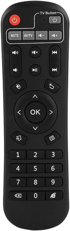 Bewinner Set Top Box Remote Control Precise Control Durbale Remote Controller >8m Control Distance TV Box Remote Control for EVPAD Pro/2S/2T/Plus/Pro+/2S+