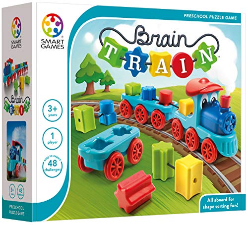 smart games - Brain Train, Preschool Puzzle Game with 48 Challenges, 3+ Years
