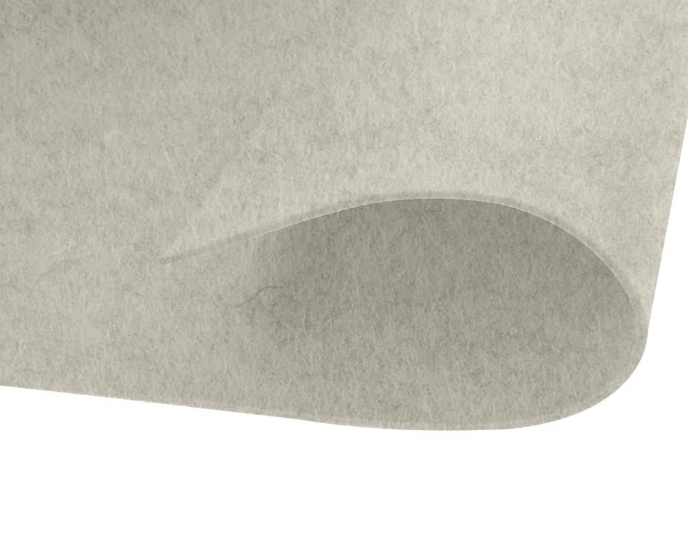 INNSPIRO Raw acrylic felt adhesive sheets 20 x 30 cm x 2 mm. 220 g/m2 10u.