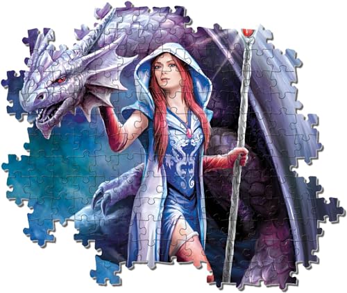 Puzzle 1000 pièces : Dragon Mage Anne Stokes Clementoni Puzzles - vue 5