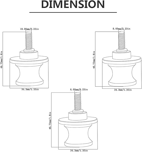 Miniatura 2 de Motorcycle 6mm Swing Arm Spools Sliders for Yamaha MT-03 MT03 MT 03 MT09 All Year Bike Aluminum Swingarm Spool Sliders MT-03 Swing Arm Bracket Screw