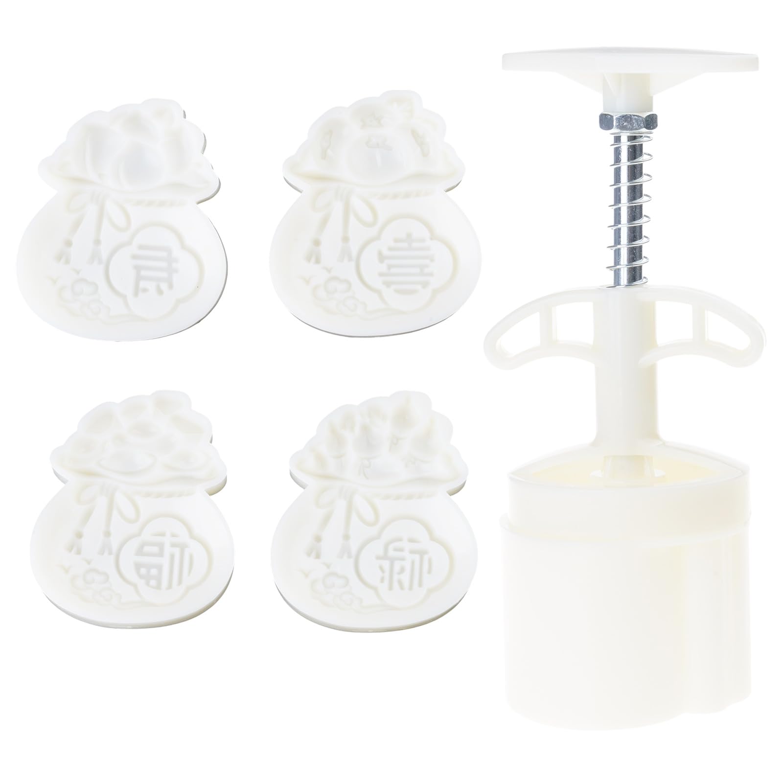 Xjdzineq Cake Mold 2 / 4Pcs with 50g 75g Cavities for Baking Pastries, Dumplings Cakes