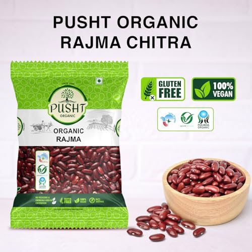 Image of Pusht Organic Pulses - Rajma, 1Kg