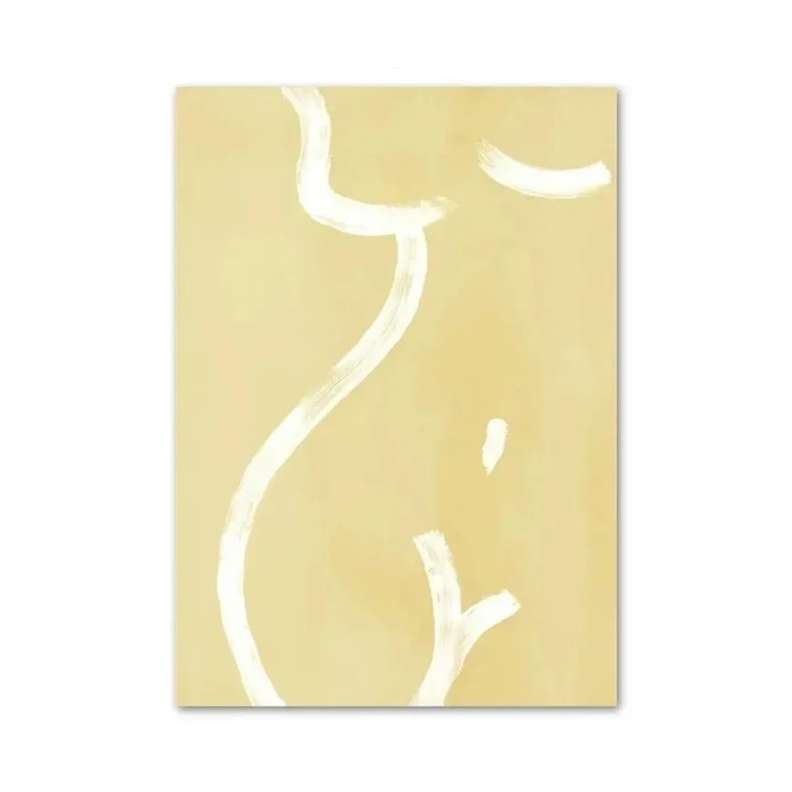 Xenite H Wall Art Canvas Prints Canvas Painting Yellow Dahlia Sunflower Orchid Butterfly Beige Wall Art Nordic Posters And Prints Pictures For Living Room Decor(,40X50cm)